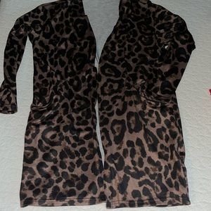 Leopard print cardigan, medium